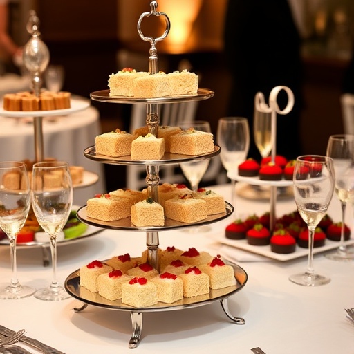 Elegant catering display
